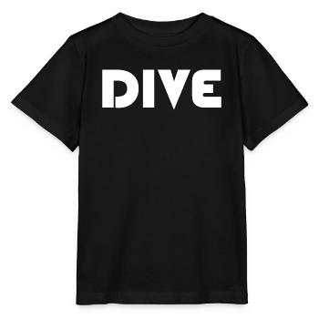 dive diver freediving taucher tauchen Symbol Logo - Stanley/Stella Kinder T-Shirt MINI CREATOR  - Schwarz - Vorne - Mikhail (115cm)