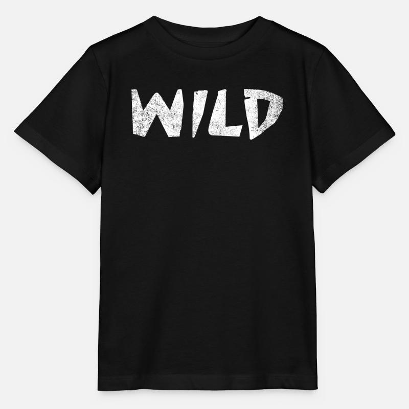 WILD! - Stanley/Stella Kinder T-Shirt MINI CREATOR  - Schwarz