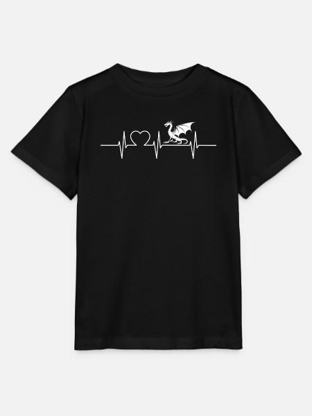 Drachen Drache - Stanley/Stella Kinder T-Shirt MINI CREATOR - Schwarz