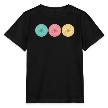 Drei herzliche Wünsche - Stanley/Stella Kinder T-Shirt MINI CREATOR  - Schwarz - Vorne - Mikhail (115cm)