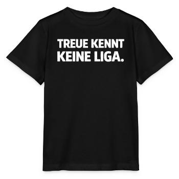 Loyalty Knows No League – Football Statement Shirt - Stanley/Stella MINI CREATOR Kids’ T-Shirt - black - Front - Mikhail (115cm)