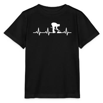 Landwirtschaft Herzlinie - Stanley/Stella Kinder T-Shirt MINI CREATOR  - Schwarz - Vorne - Mikhail (115cm)