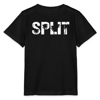 Split Palm Trees Croatia - Stanley/Stella MINI CREATOR Kids’ T-Shirt - black - Front - Mikhail (115cm)