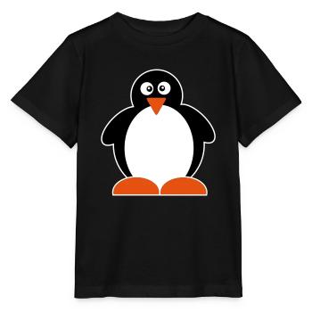 Pingouin - T-shirt bio MINI CREATOR Stanley/Stella Enfant - noir - Devant - Mikhail (115cm)