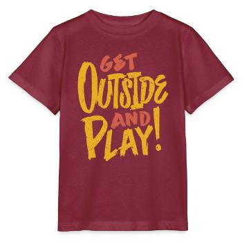 Spielen - Stanley/Stella Kinder T-Shirt MINI CREATOR  - Burgunderrot - Vorne - Kain (125cm)