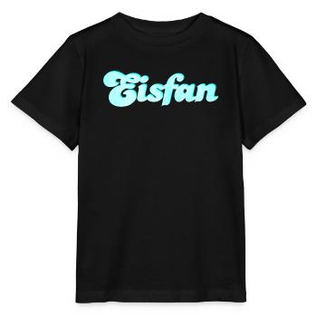 Eis Fan Eiscreme süß Sommer Eiskrem Handschrift - Stanley/Stella Kinder T-Shirt MINI CREATOR  - Schwarz - Vorne - Mikhail (115cm)