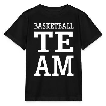 Basketball Team Mannschaft - Stanley/Stella Kinder T-Shirt MINI CREATOR  - Schwarz - Vorne - Mikhail (115cm)