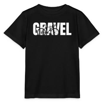Typographie du gravier - T-shirt bio MINI CREATOR Stanley/Stella Enfant - noir - Devant - Mikhail (115cm)