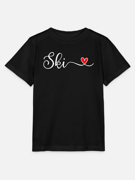 Ski - Stanley/Stella Kinder T-Shirt MINI CREATOR  - Schwarz