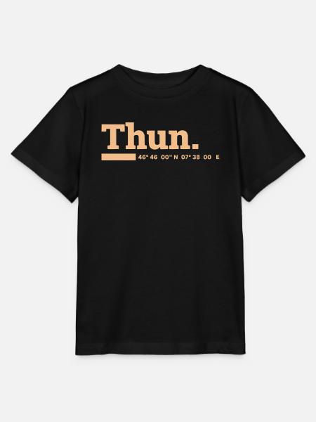 Thun Koordinaten - Stanley/Stella Kinder T-Shirt MINI CREATOR - Schwarz