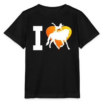 Voltige d’équipe Voltige Art équestre - T-shirt bio MINI CREATOR Stanley/Stella Enfant - noir - Devant - Mikhail (115cm)