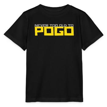 Jamais trop vieux pour faire du pogo - T-shirt bio MINI CREATOR Stanley/Stella Enfant - noir - Devant - Mikhail (115cm)
