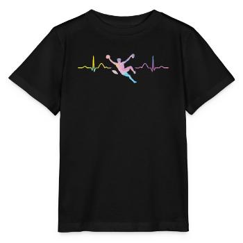 Boulderer Herzschlag Boulder Bouldern - Stanley/Stella Kinder T-Shirt MINI CREATOR  - Schwarz - Vorne - Mikhail (115cm)