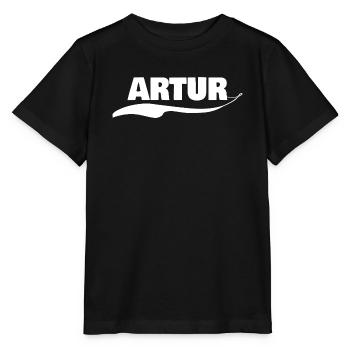 Gift Artur - Stanley/Stella MINI CREATOR Kids’ T-Shirt - black - Front - Mikhail (115cm)