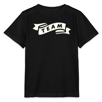 team_banderole - T-shirt bio MINI CREATOR Stanley/Stella Enfant - noir - Devant - Mikhail (115cm)