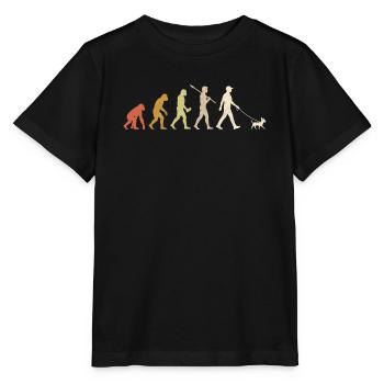 Chihuahua Evolution Drôle de Chihuahua Cadeau Chihuahua - T-shirt bio MINI CREATOR Stanley/Stella Enfant - noir - Devant - Mikhail (115cm)