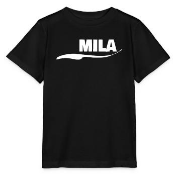 Mila en cadeau - T-shirt bio MINI CREATOR Stanley/Stella Enfant - noir - Devant - Mikhail (115cm)
