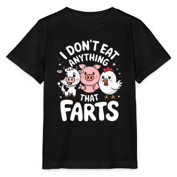 Végétarien Végétalien Végétarien Végétarien - T-shirt bio MINI CREATOR Stanley/Stella Enfant - noir - Devant - Mikhail (115cm)