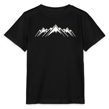 Montagnes Montagnes Montagnes - T-shirt bio MINI CREATOR Stanley/Stella Enfant - noir - Devant - Mikhail (115cm)