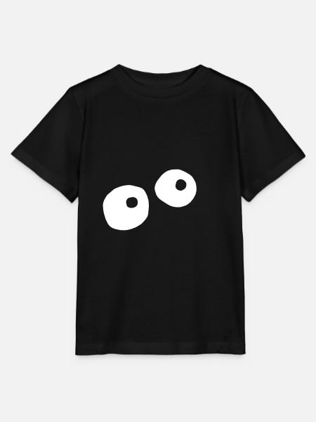 Monster Auge - Stanley/Stella Kinder T-Shirt MINI CREATOR - Schwarz