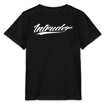 intrus hacker intrus clan sticker ordinateur - T-shirt bio MINI CREATOR Stanley/Stella Enfant - noir - Devant - Mikhail (115cm)