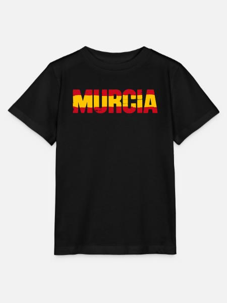 Murcia Flagge Spanien - Stanley/Stella Kinder T-Shirt MINI CREATOR - Schwarz