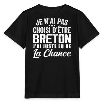 Nicht auserwählt, bretonisch zu sein - Humor schenken - Stanley/Stella Kinder T-Shirt MINI CREATOR  - Schwarz - Vorne - Mikhail (115cm)