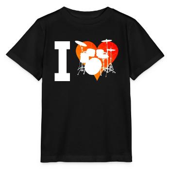 Batteur Batteur Batteur - T-shirt bio MINI CREATOR Stanley/Stella Enfant - noir - Devant - Mikhail (115cm)
