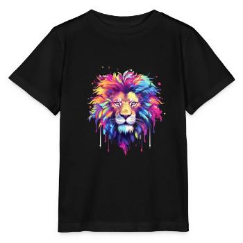 King Leon - Stanley/Stella Kinder T-Shirt MINI CREATOR  - Schwarz - Vorne - Mikhail (115cm)