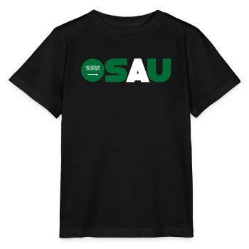 Saudi Arabia - Stanley/Stella MINI CREATOR Kids’ T-Shirt - black - Front - Mikhail (115cm)
