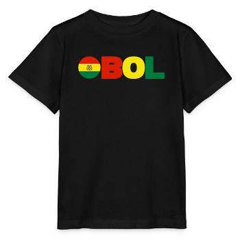 Bolivien - Stanley/Stella Kinder T-Shirt MINI CREATOR  - Schwarz - Vorne - Mikhail (115cm)