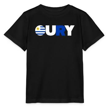 Uruguay - Stanley/Stella MINI CREATOR Kids’ T-Shirt - black - Front - Mikhail (115cm)