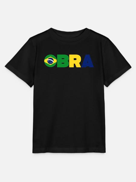 Brésil - T-shirt bio MINI CREATOR Stanley/Stella Enfant - noir