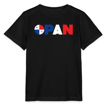 Panama - T-shirt bio MINI CREATOR Stanley/Stella Enfant - noir - Devant - Mikhail (115cm)