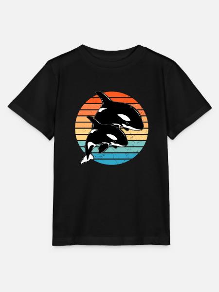 Orcas - Stanley/Stella Kinder T-Shirt MINI CREATOR  - Schwarz