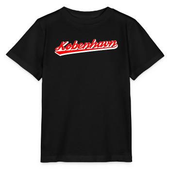 København Script Retro Logo - Stanley/Stella Kinder T-Shirt MINI CREATOR  - Schwarz - Vorne - Mikhail (115cm)