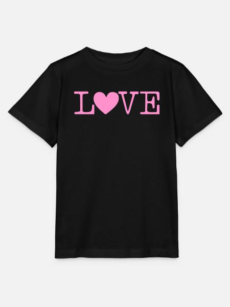 Love - Stanley/Stella Kinder T-Shirt MINI CREATOR - Schwarz