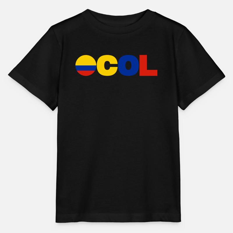 Kolumbien - Stanley/Stella Kinder T-Shirt MINI CREATOR  - Schwarz