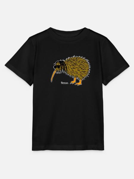 Kiwi Wonder - Stanley/Stella Kinder T-Shirt MINI CREATOR  - Schwarz