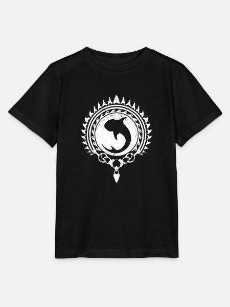 Walhai Polynesisch - Stanley/Stella Kinder T-Shirt MINI CREATOR - Schwarz