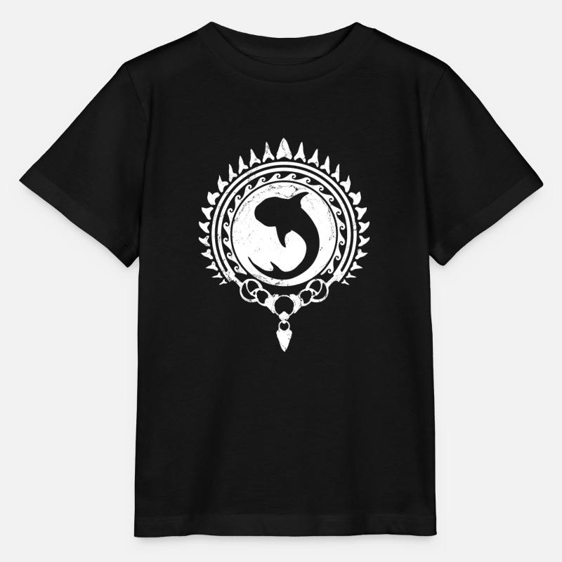 Walhai polynésien - T-shirt bio MINI CREATOR Stanley/Stella Enfant - noir