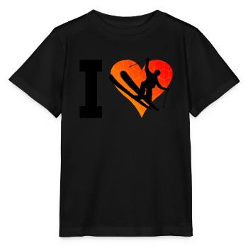 Ski Freestyle Freestyle Ski Slopestyle Herren - Stanley/Stella Kinder T-Shirt MINI CREATOR  - Schwarz - Vorne - Mikhail (115cm)