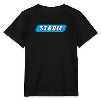 Storm claim - timeless Design - Stanley/Stella Kinder T-Shirt MINI CREATOR  - Schwarz - Vorne - Mikhail (115cm)
