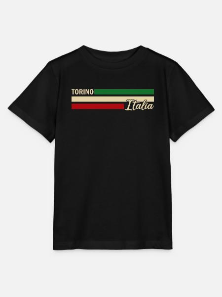 Italia - Torino - Turin - Italien - Italy - Stanley/Stella Kinder T-Shirt MINI CREATOR - Schwarz