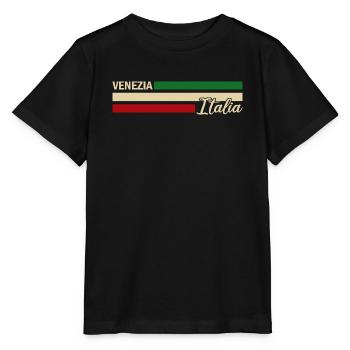 Italie - Venise - Venise - Italien - Italie - T-shirt bio MINI CREATOR Stanley/Stella Enfant - noir - Devant - Mikhail (115cm)