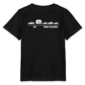 Ich meine Follower Karawane - Stanley/Stella Kinder T-Shirt MINI CREATOR  - Schwarz - Vorne - Mikhail (115cm)