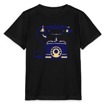 old telephone 2 - Stanley/Stella MINI CREATOR Kids’ T-Shirt - black - Front - Mikhail (115cm)