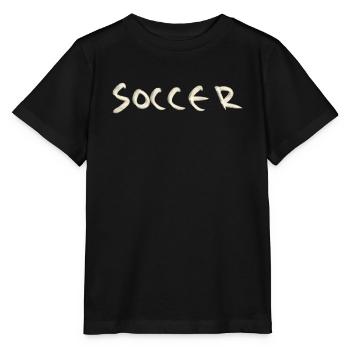 Soccer - Stanley/Stella Kinder T-Shirt MINI CREATOR  - Schwarz - Vorne - Mikhail (115cm)