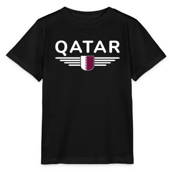 Qatar Design – Exclusif et moderne - T-shirt bio MINI CREATOR Stanley/Stella Enfant - noir - Devant - Mikhail (115cm)
