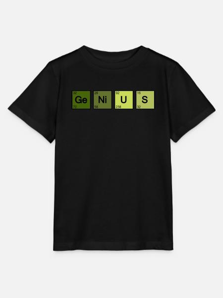 Genialer Nerd-Geek - Stanley/Stella Kinder T-Shirt MINI CREATOR  - Schwarz